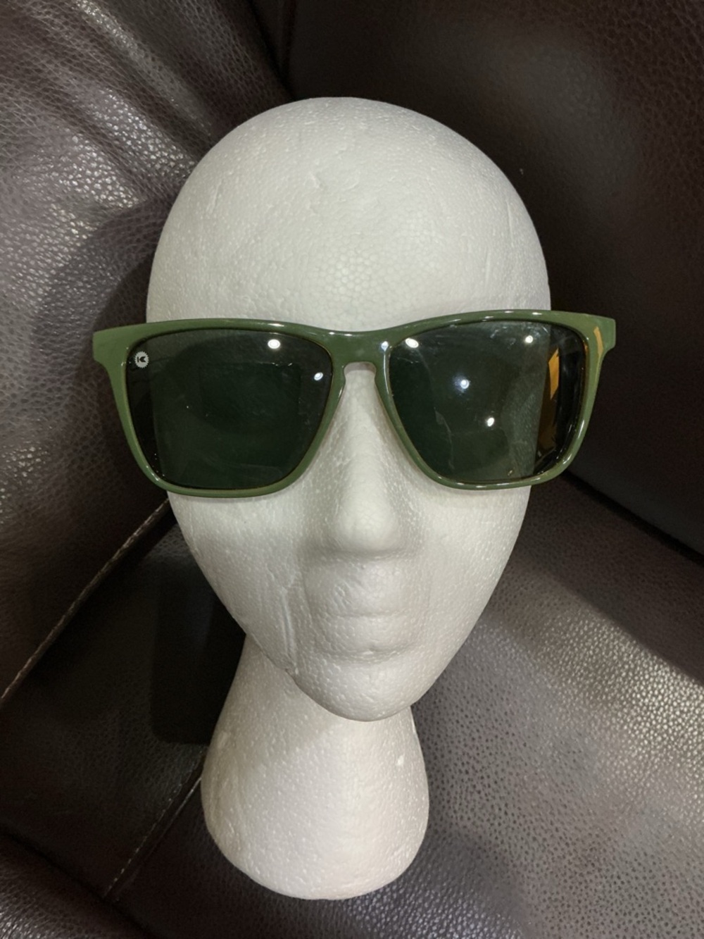 Knockaround Olive Green/Gold Wayfarer Sunglasses